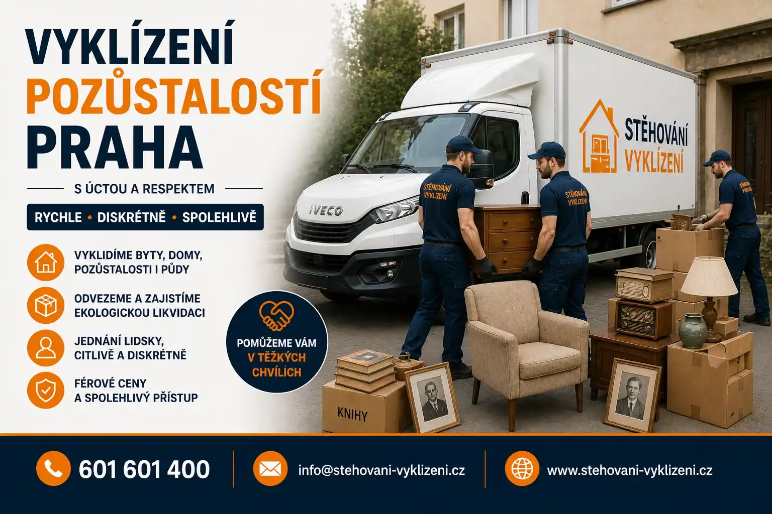 Vyklízení pozůstalostí Praha