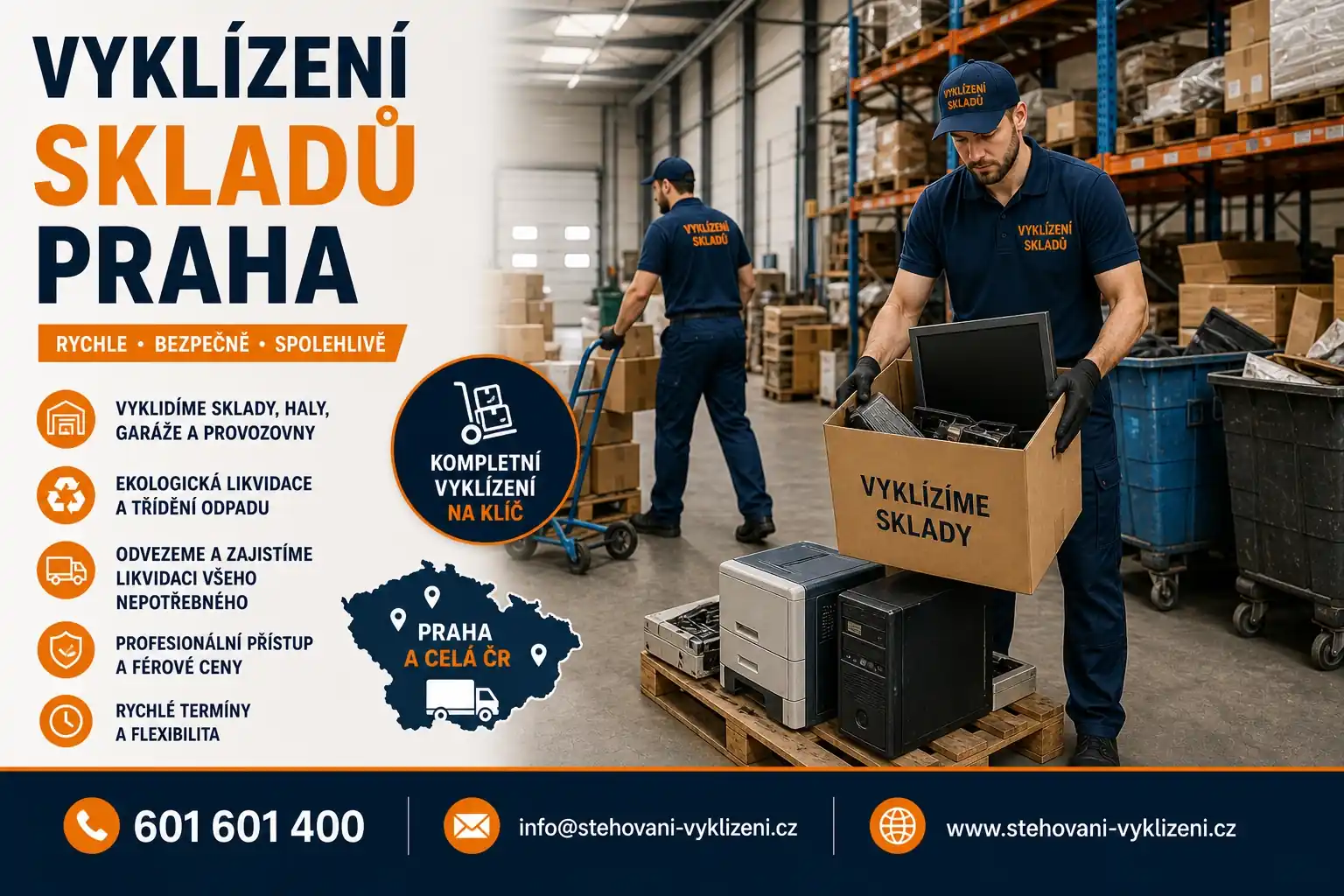Vyklízení skladů Praha